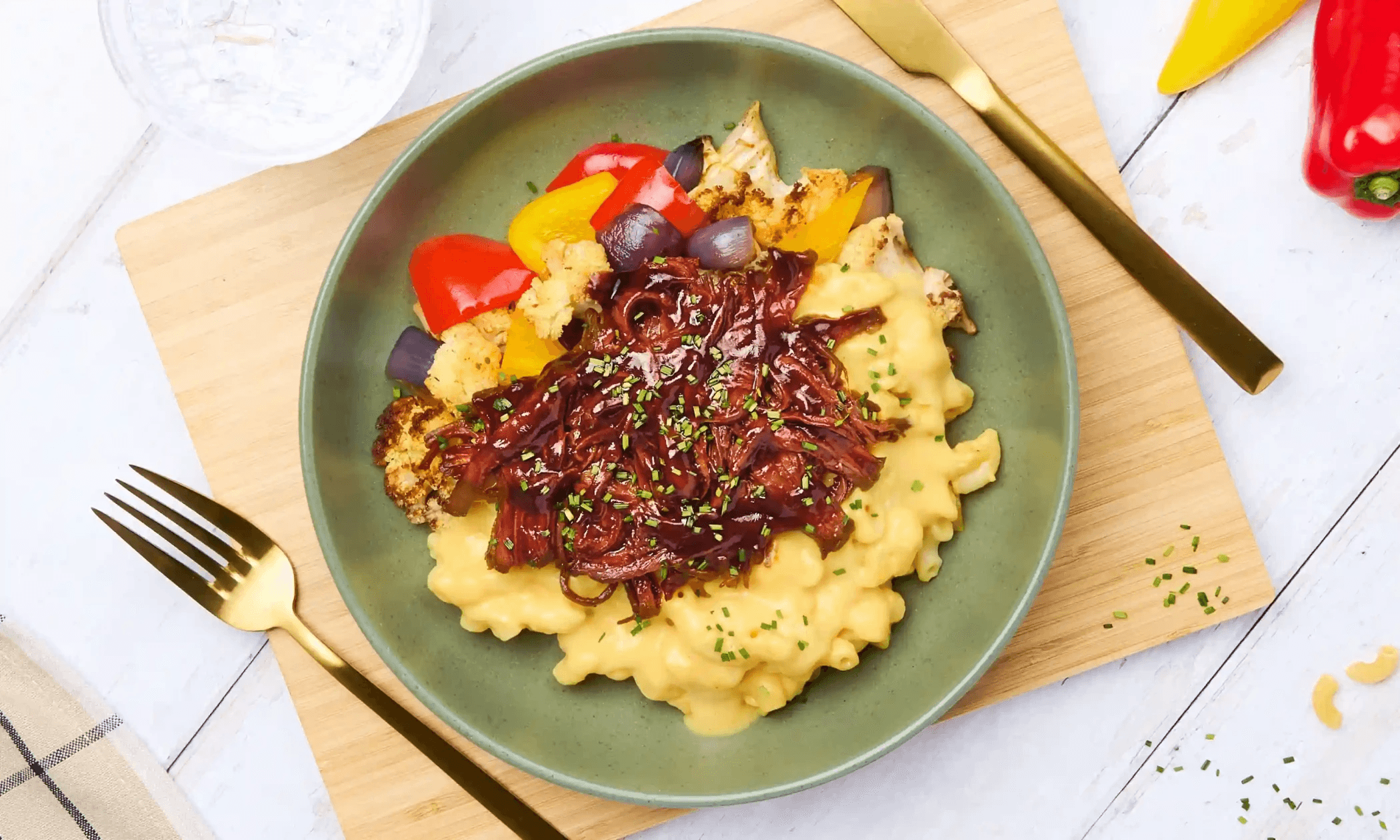 Prep Kitchen BBQ Mac n Cheese This Morning