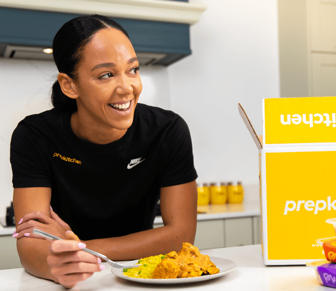 Prep Kitchen's new brand ambassador, Katarina Johnson-Thompson!