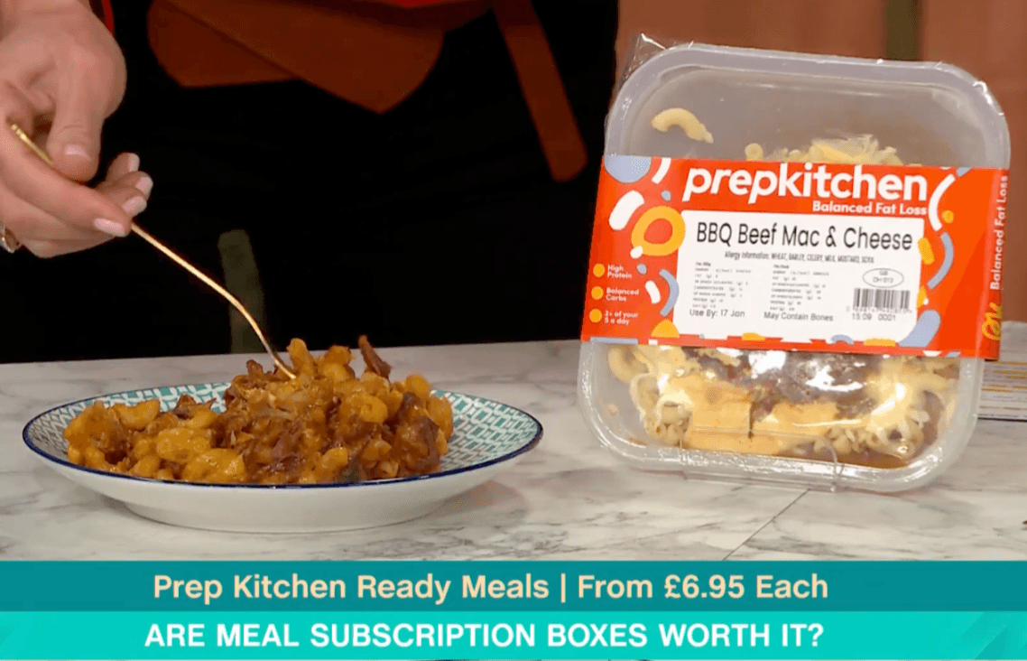 Prep Kitchen BBQ Mac n Cheese on ITV's This Morning